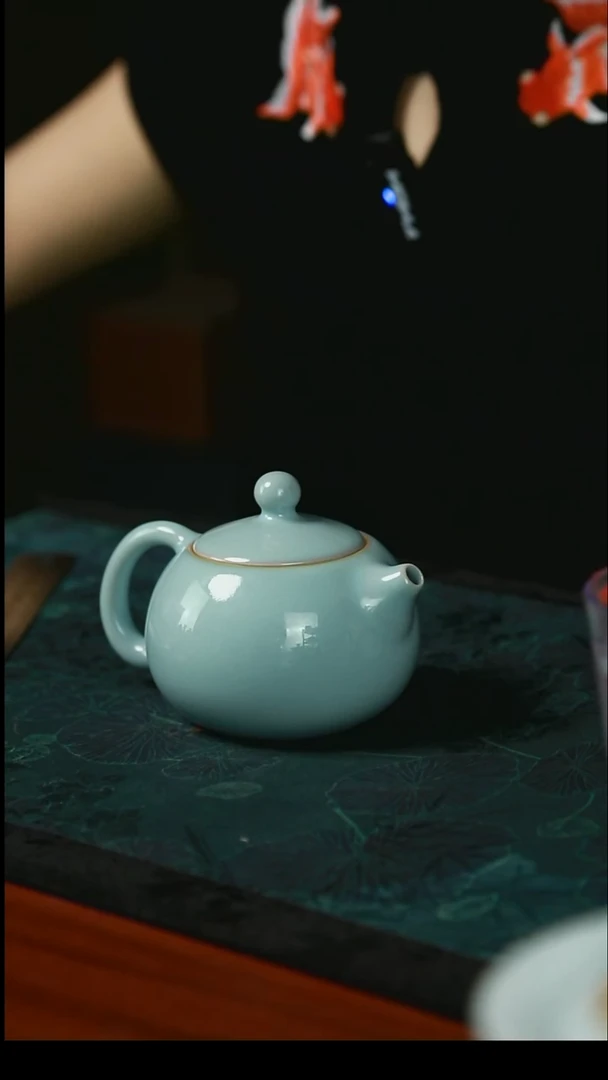 西施壶 倒烧 开片 一级品  230毫升