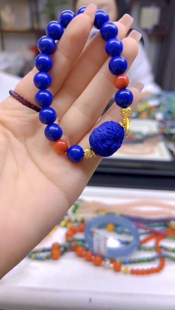 未镶嵌青金石手链DIY款S372