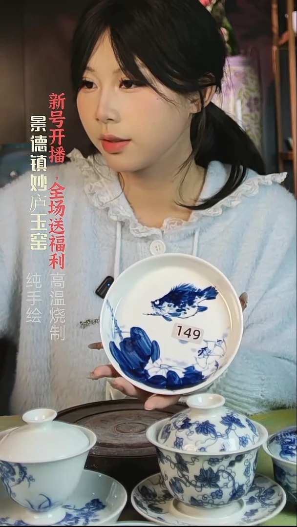 盘妙庐玉窑壶承149微瑕