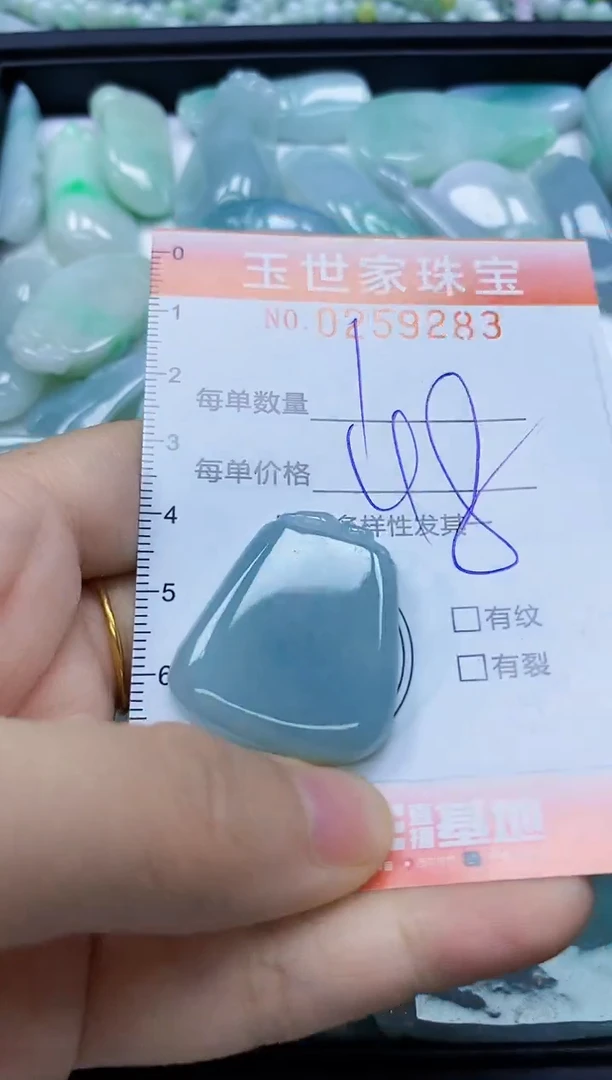 翡翠未镶嵌颈饰闪购0259283