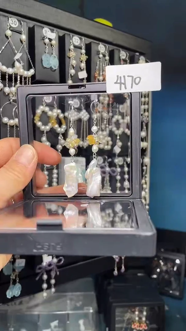 未镶嵌耳饰淡水珍珠喜欢拍