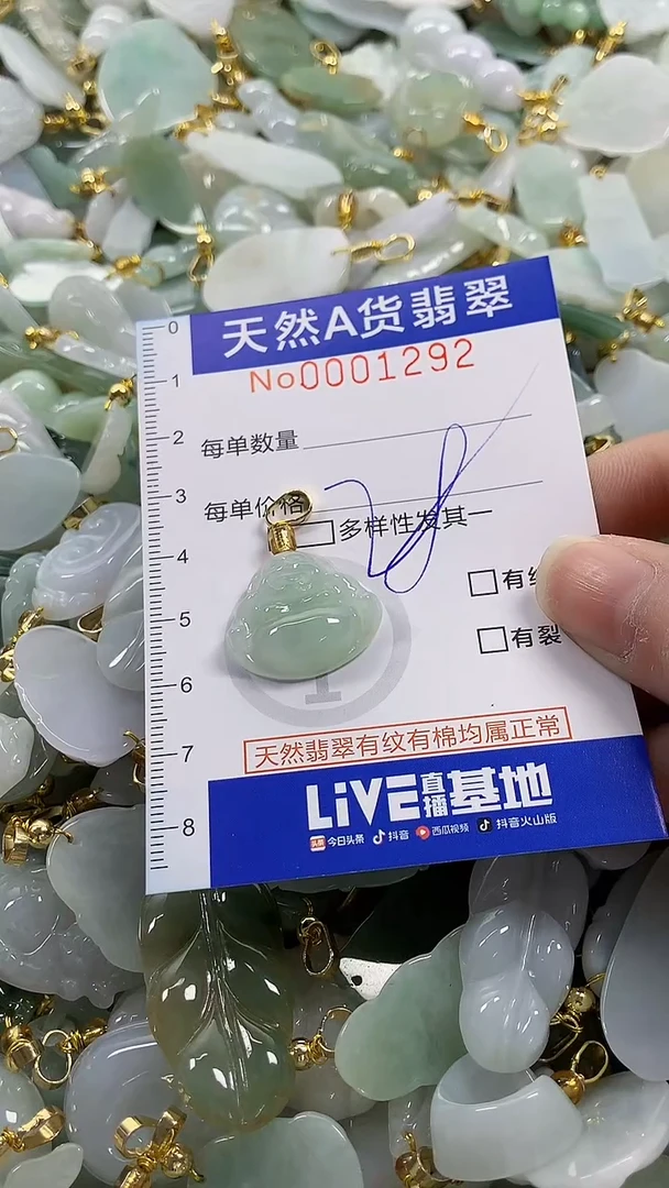 颈饰未镶嵌翡翠纯天然货翡翠