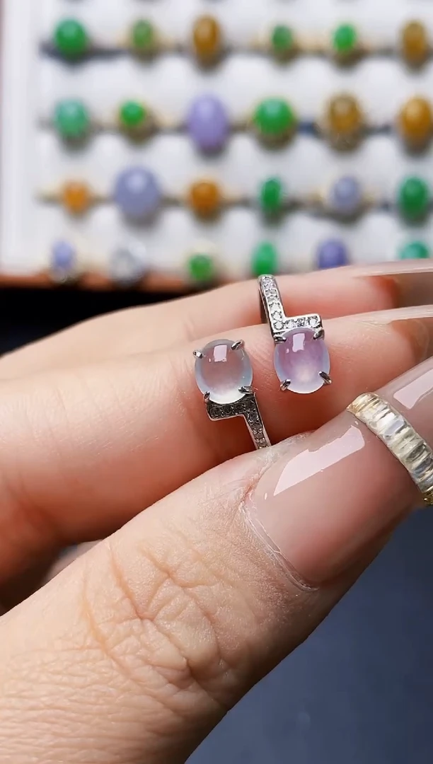 银S925镶嵌戒指翡翠1530