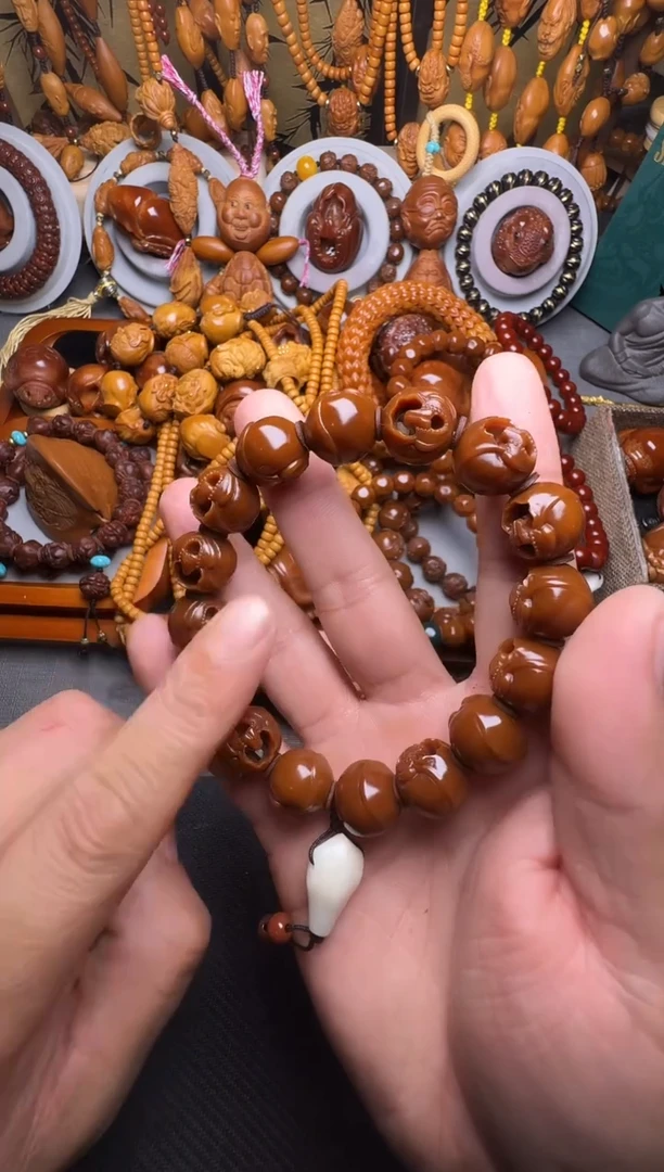 手串橄榄核无相佛手串