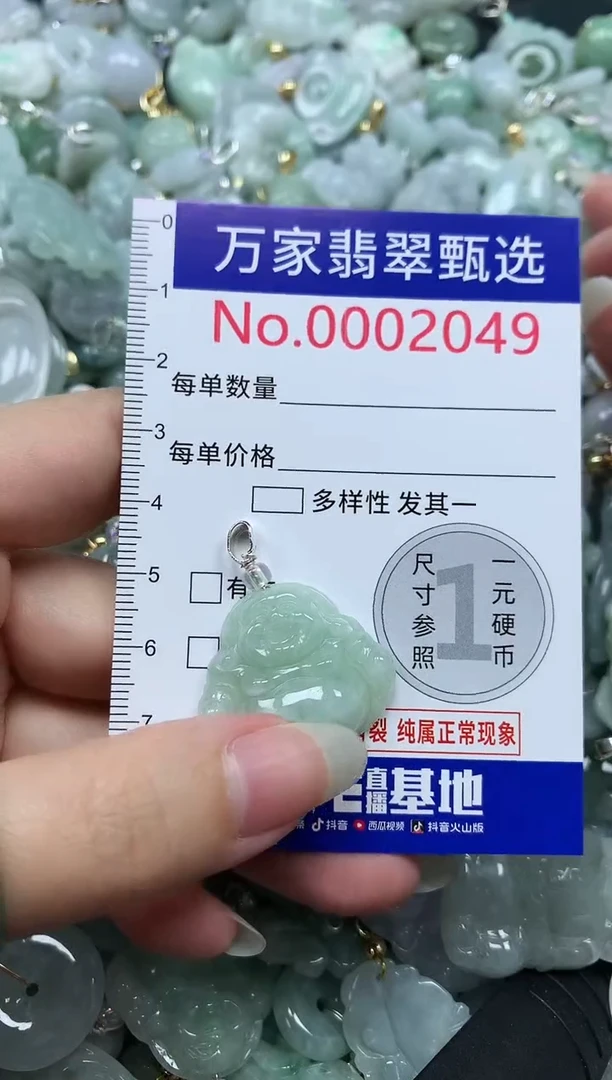 吊坠(不含链)未镶嵌翡翠2049