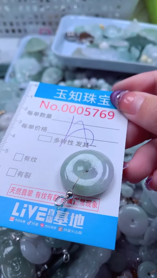 翡翠未镶嵌吊坠(不含链)5769