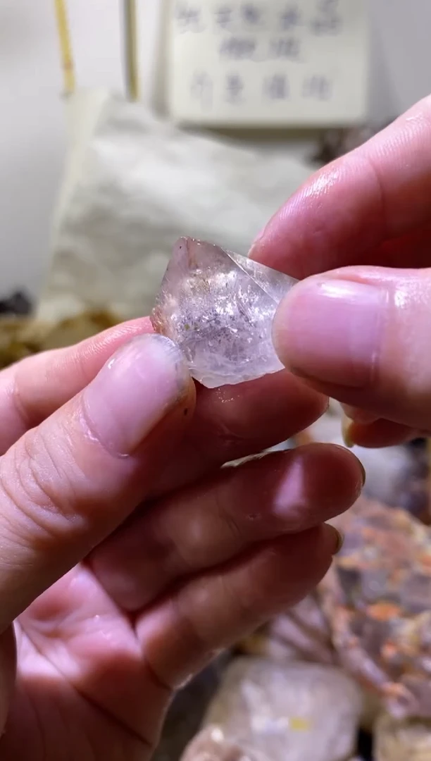 未镶嵌珠宝半成品水晶46号四川超七花园水晶