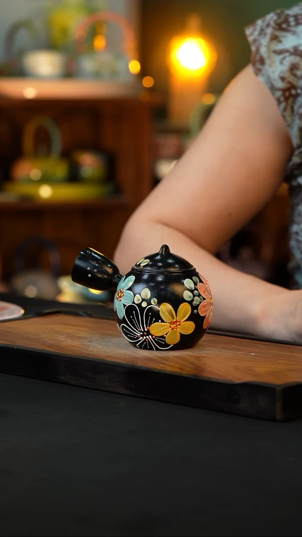 杯手绘心瓷陶瓷浮力