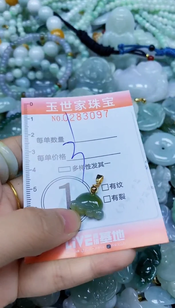 翡翠未镶嵌颈饰闪购0283097