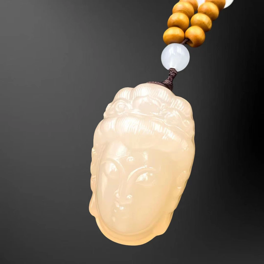 冰粉观音头国风设计款项链Y2024J