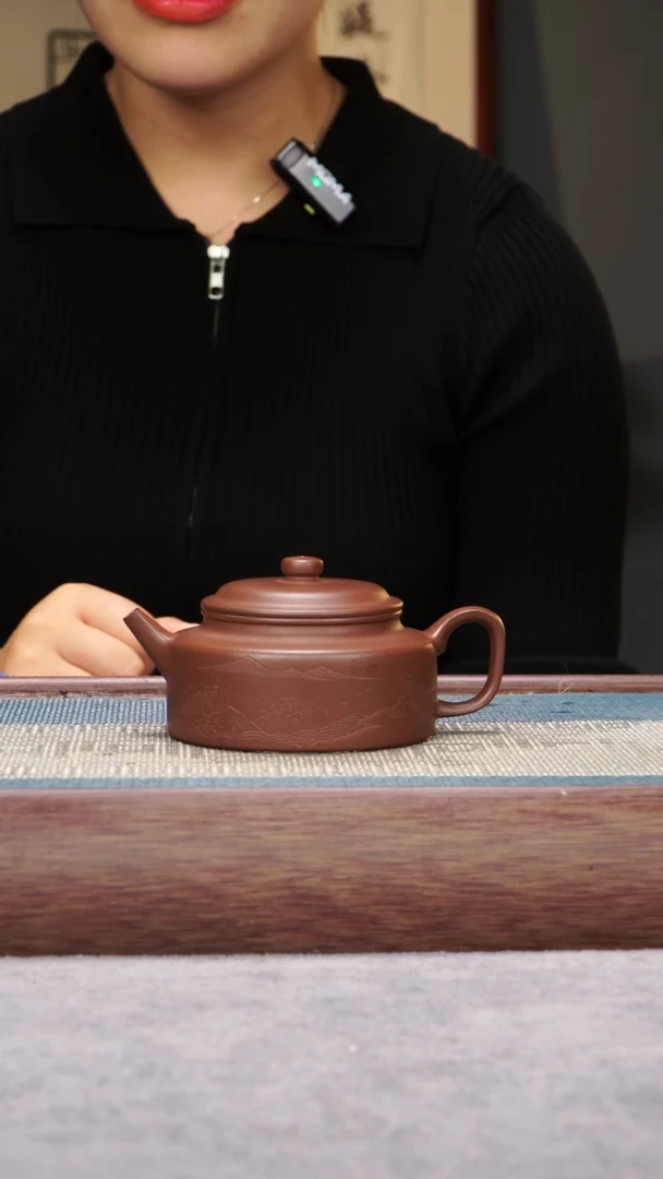 茶壶紫砂底槽青扁德钟
