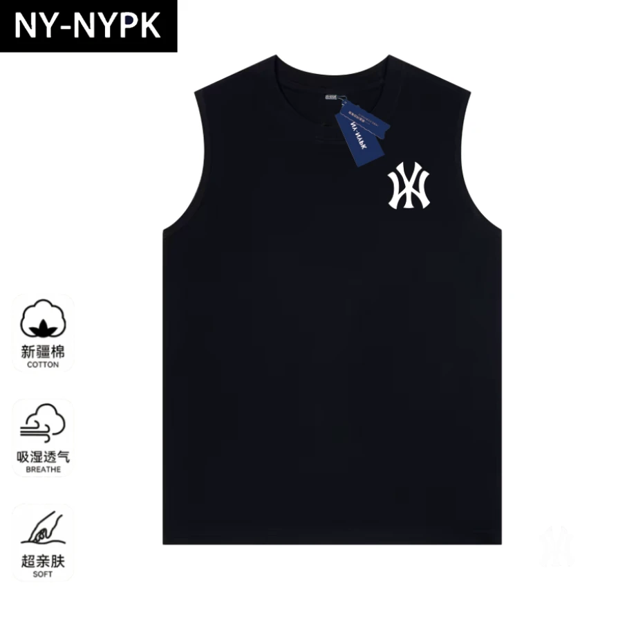 【商场同款】重磅圆领T恤男女同款潮流百搭无袖-经典款无袖