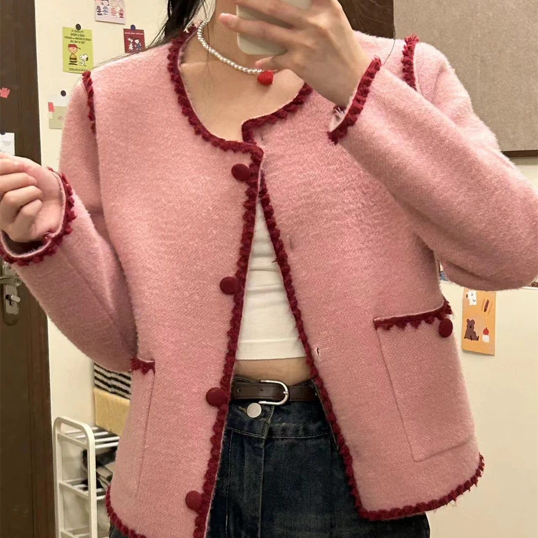 【789】秋冬时尚气质小香风女外套