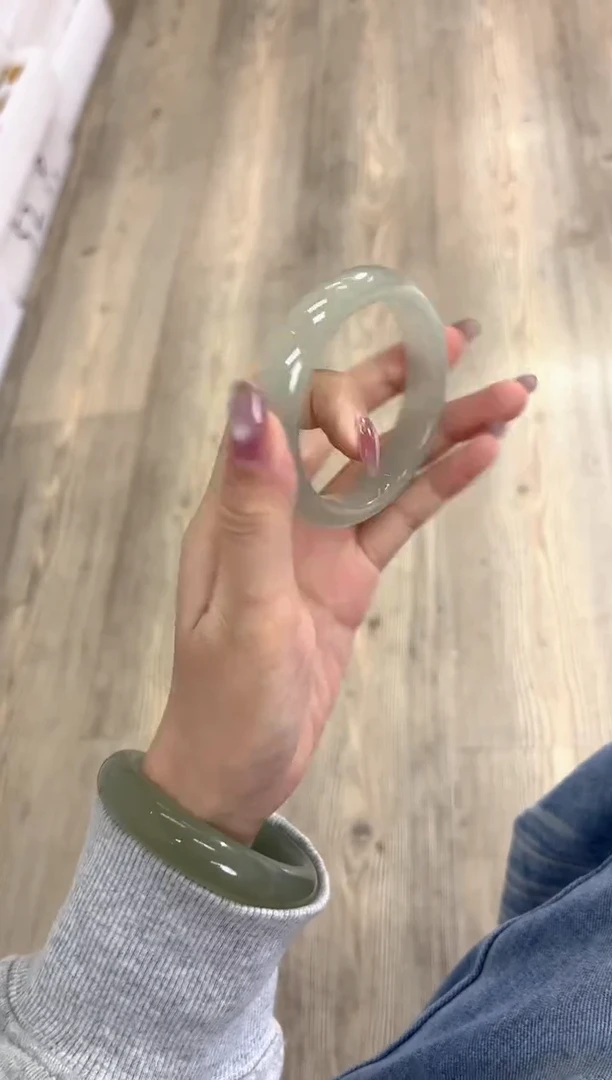 未镶嵌手镯石英质玉2-58D