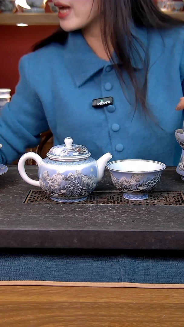 简装家用款2件套 白瓷陶瓷茶具