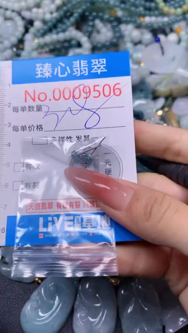 【闪购商品】翡翠颈饰未镶嵌含绳0009506