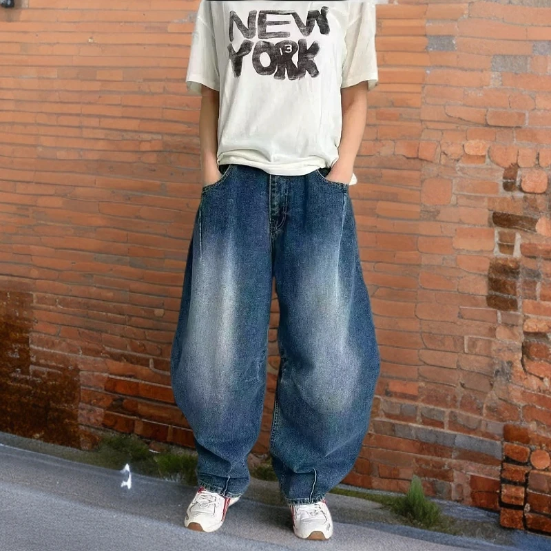 现货韩国东大门正品代购  F409香蕉弯刀牛仔裤 NO退NO换