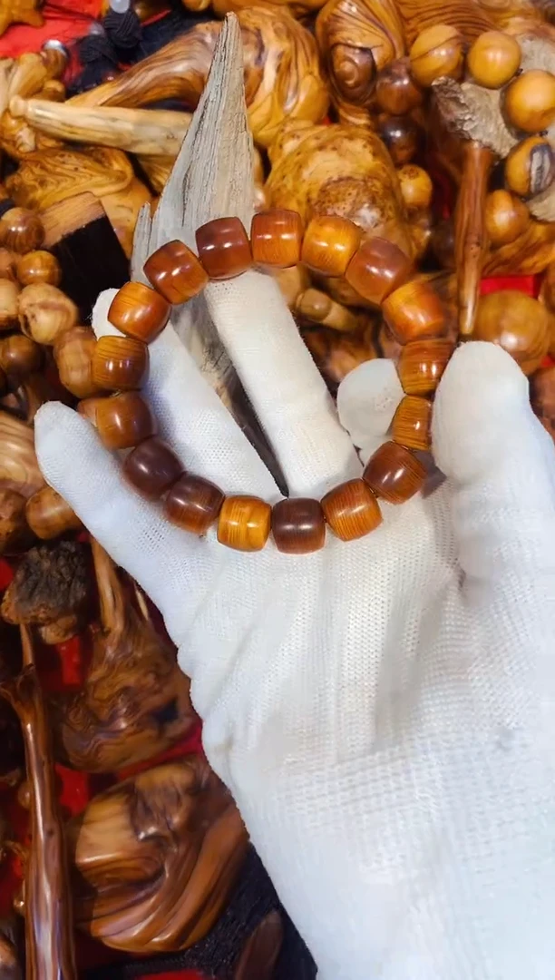 柏木（崖柏）直切单条崖柏陈华手串手把