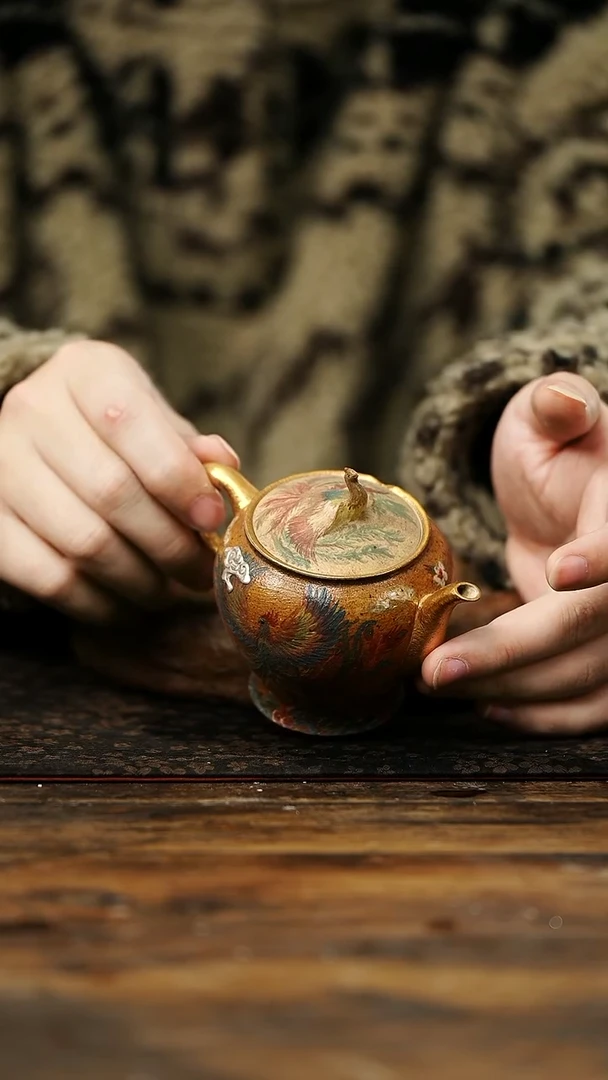 茶杯紫砂铭*54号 瑕疵 紫砂柴烧