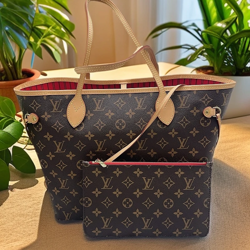 99新 LouisVuitton/路易威登 NF老花芯片 托特包 1349 5291