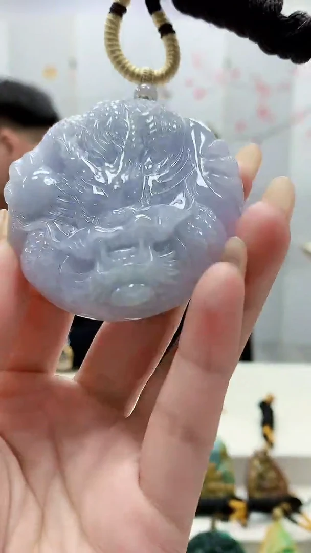 未镶嵌定制翡翠5060lr-毛货挂件21