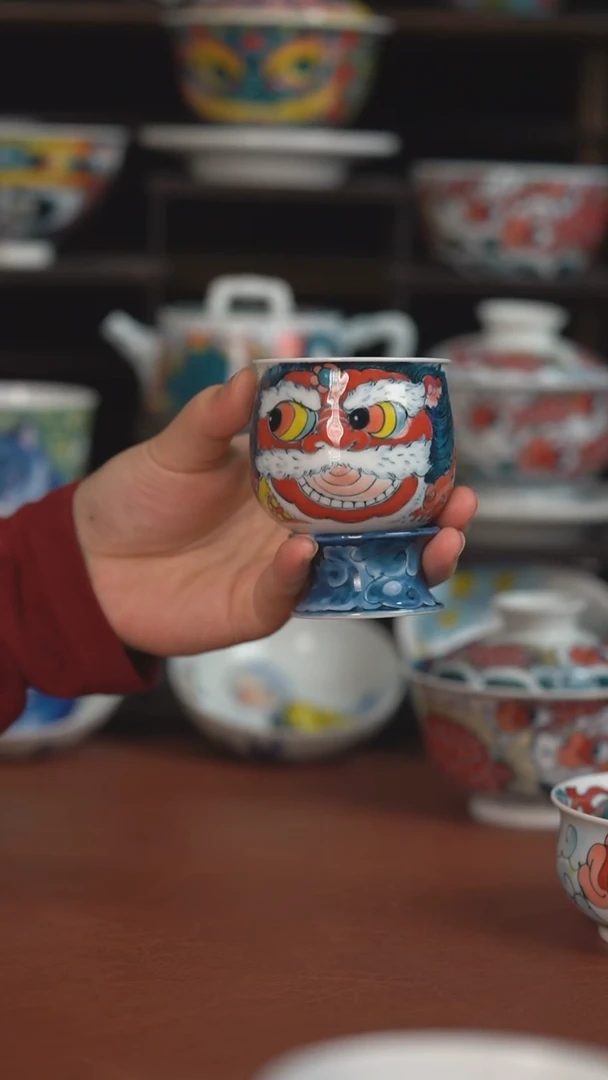 老师作品醒狮蛋杯（宠粉价格）