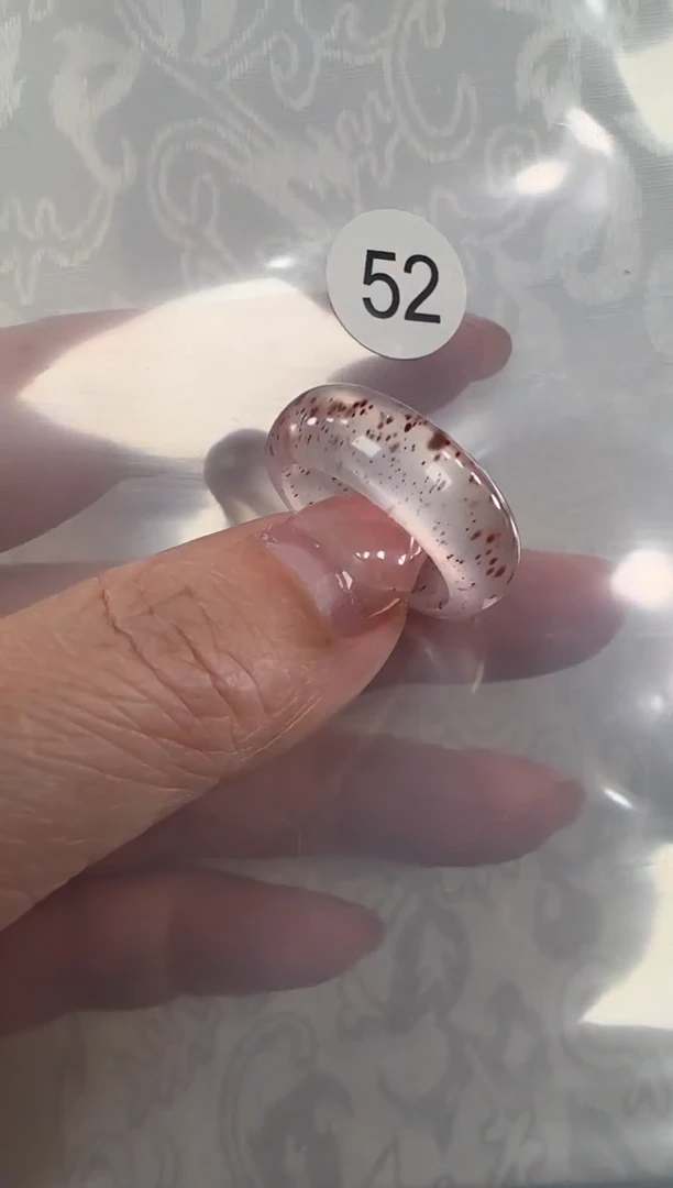 未镶嵌南红玛瑙珠宝半成品安*～原矿无优化无胶裂冰飘跑环戒圈