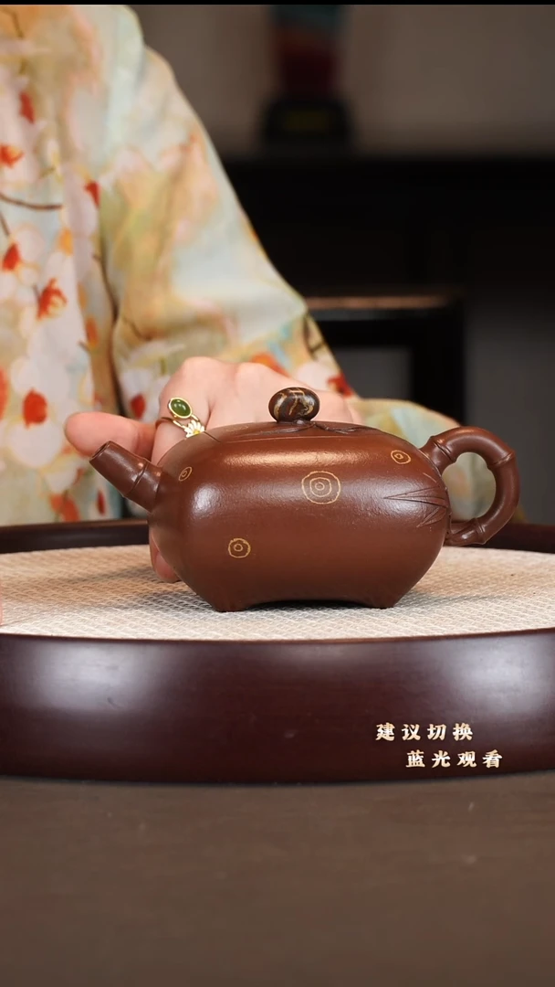 茶壶紫砂诸葛永南 传炉 老紫泥 300cc