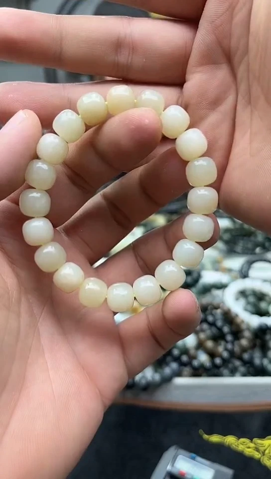 未镶嵌手串和田玉新疆且末蜂蜜糖11