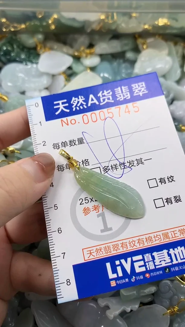 颈饰未镶嵌翡翠天然A货翡翠