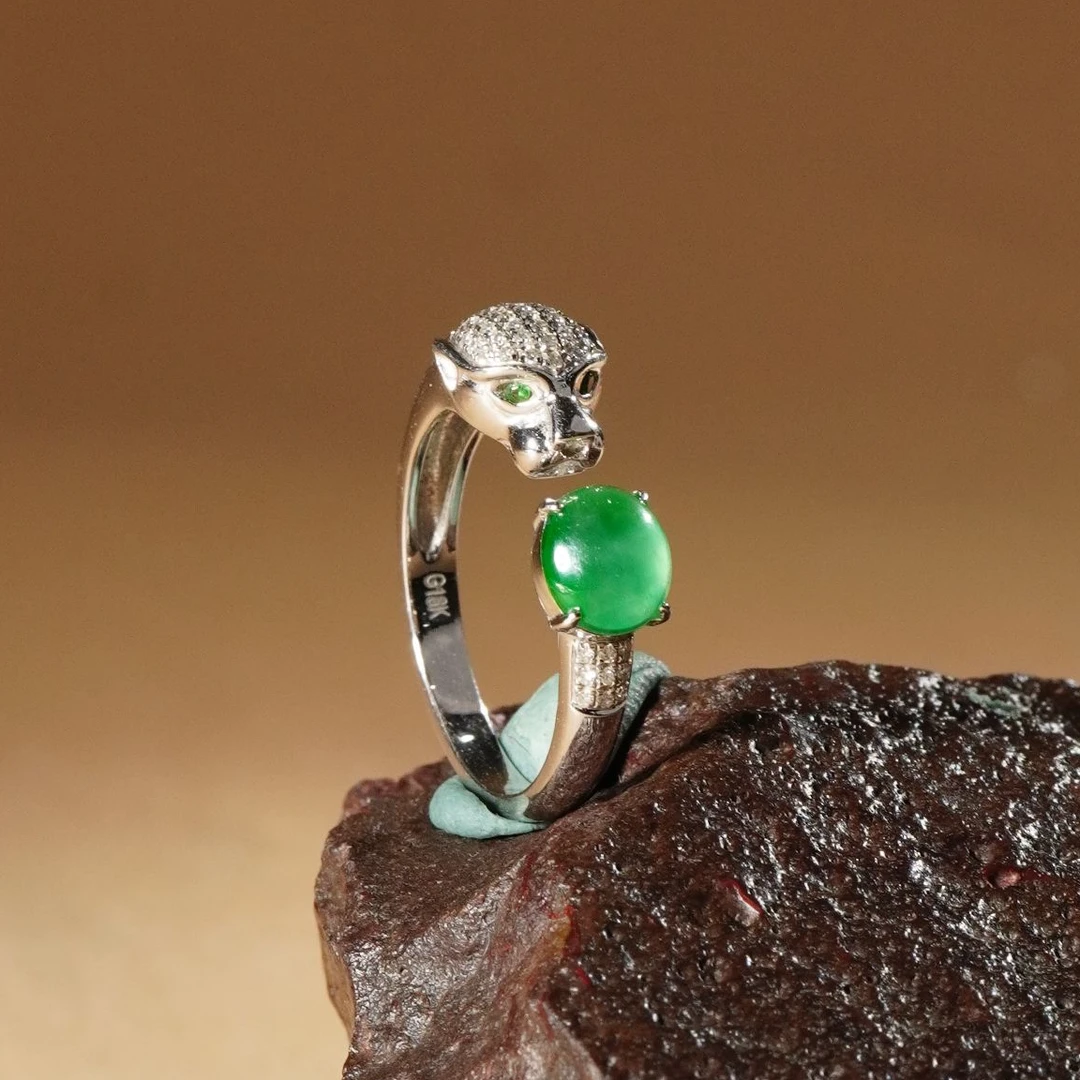 HW160001翡翠设计款戒指