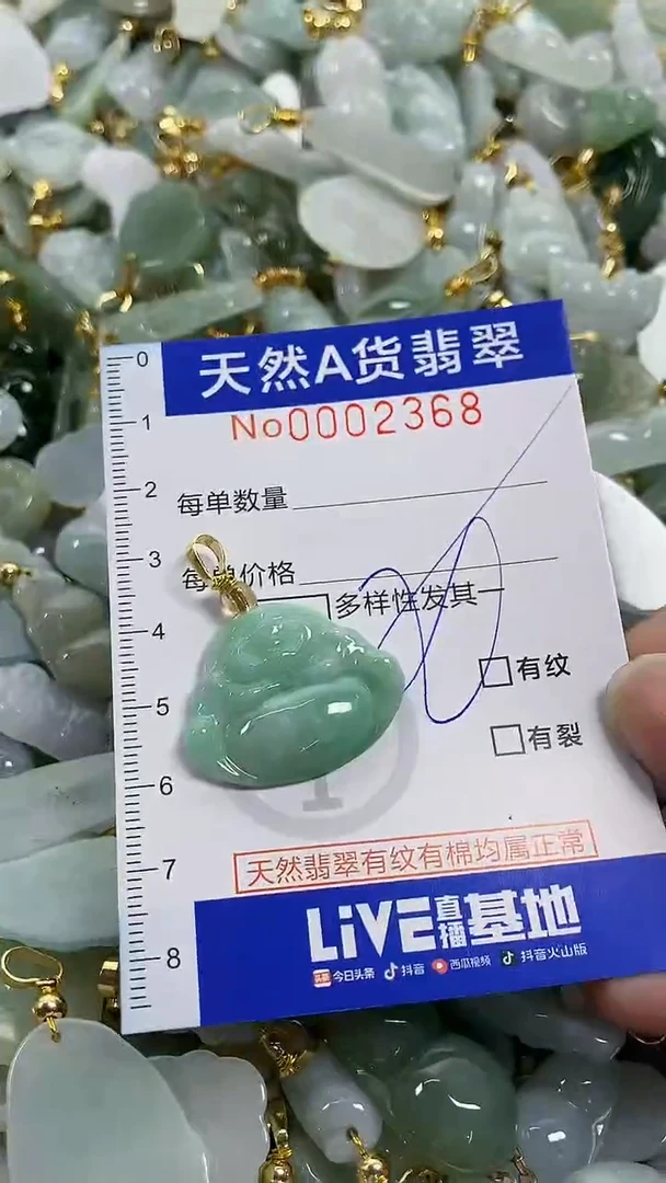 颈饰未镶嵌翡翠纯天然货a翡翠