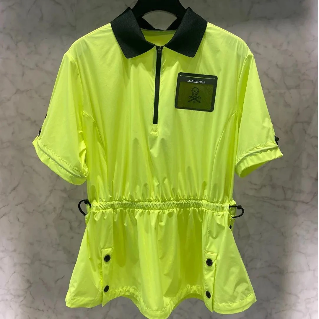 M&L*新款女士高尔夫防风防水防晒轻薄外穿半袖上衣/轻盈防风防水