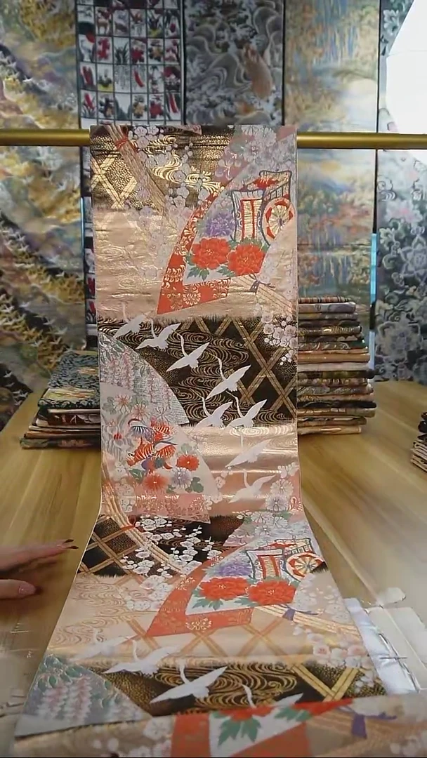 【闪购商品】织绣织锦73仙鹤花卉