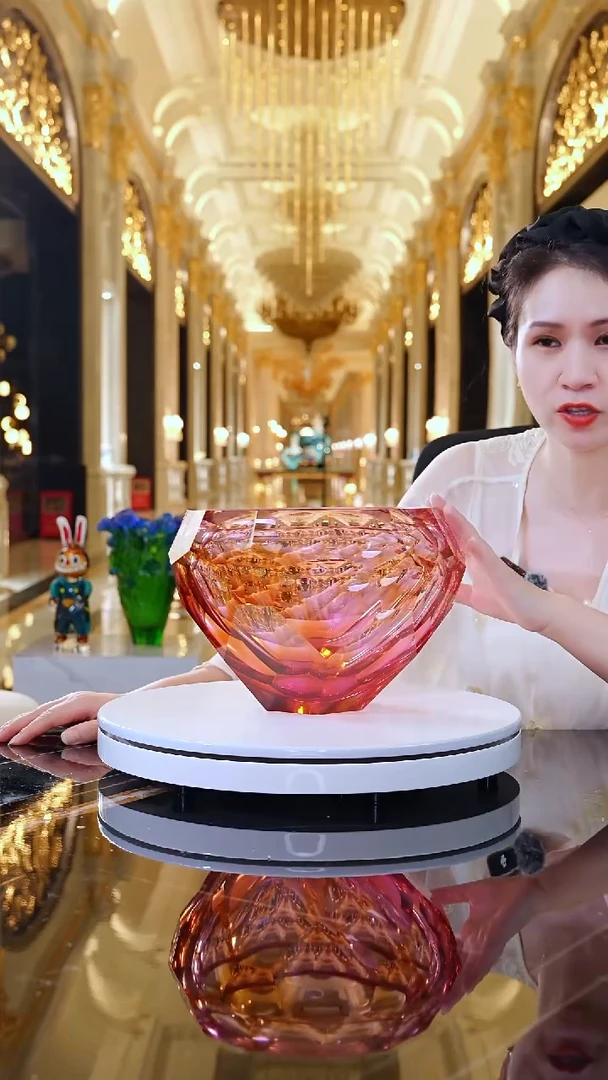 摆件YB00017琉璃艺术果碗