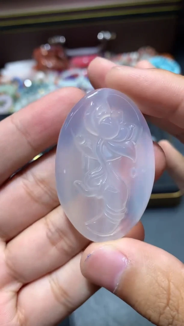 玛瑙/玉髓荔枝冻未镶嵌P42【多样性发其一】