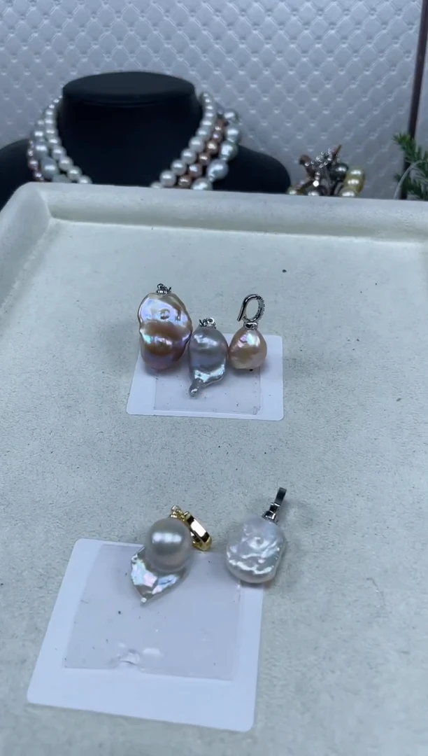 【闪购商品】淡水珍珠吊坠(不含链)未镶嵌【纯恬珍珠】