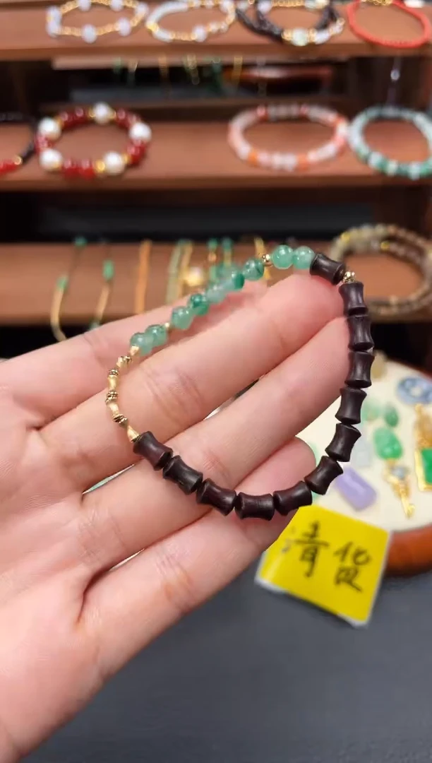 【闪购商品】石英质玉套链未镶嵌一个  JK257