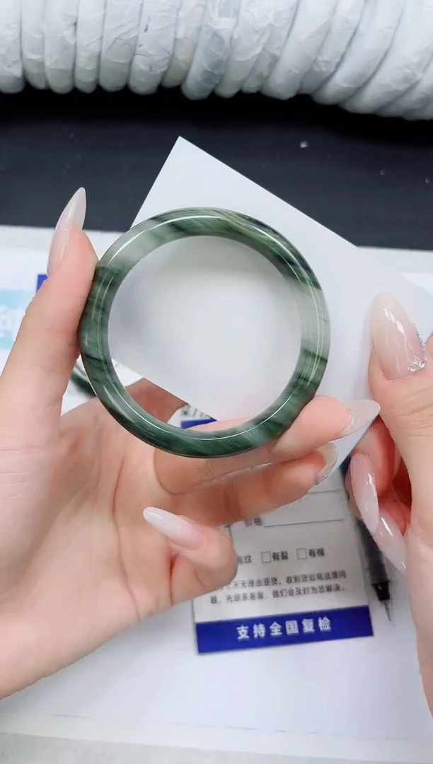 未镶嵌手镯石英质玉A55-56`57