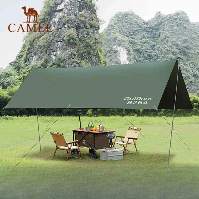 骆驼户外精致露营黑胶天幕遮阳便携式防晒抗风防水1V32264416-2