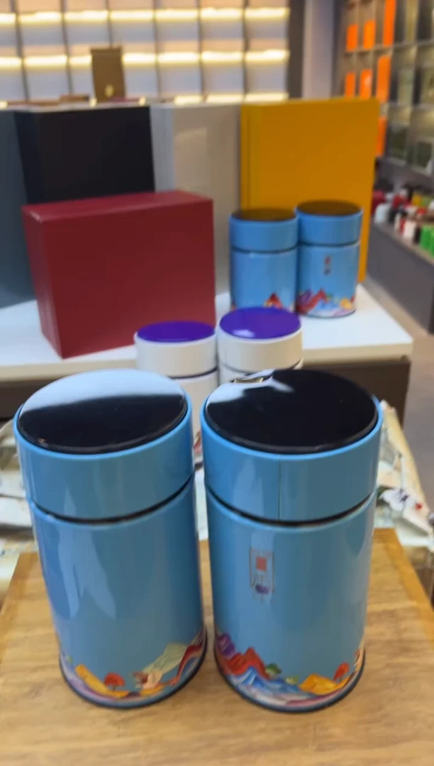 特价礼盒蓝色高罐48个
