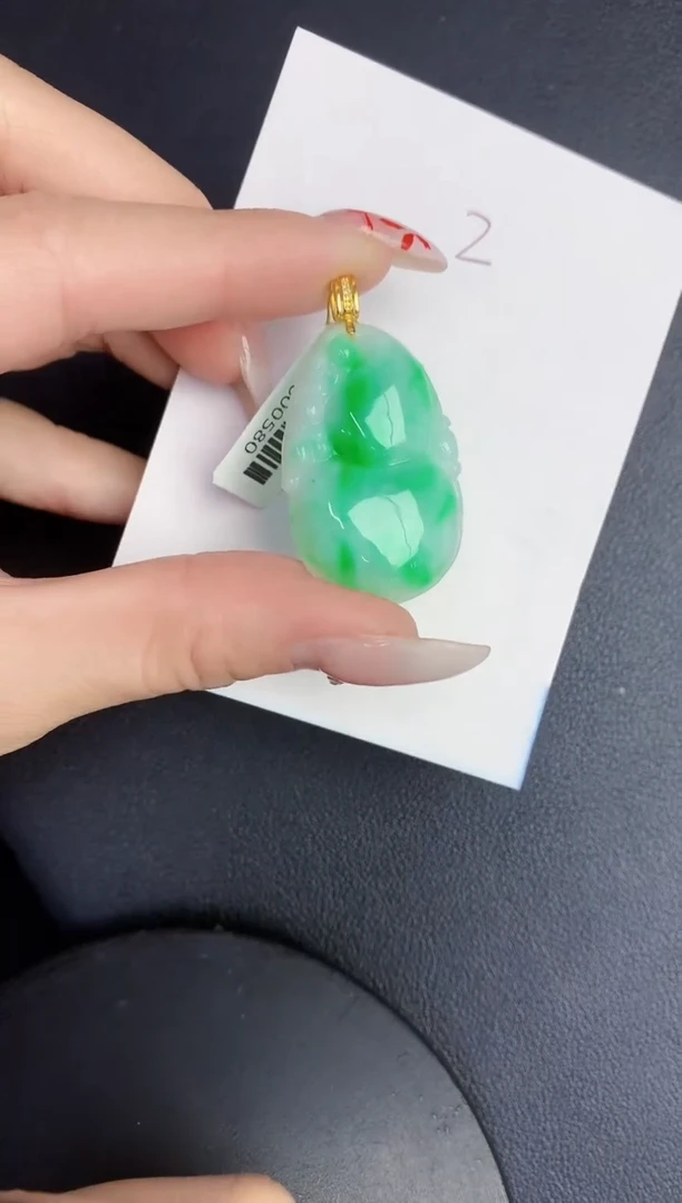 【闪购商品】翡翠颈饰18K金镶嵌0000000000