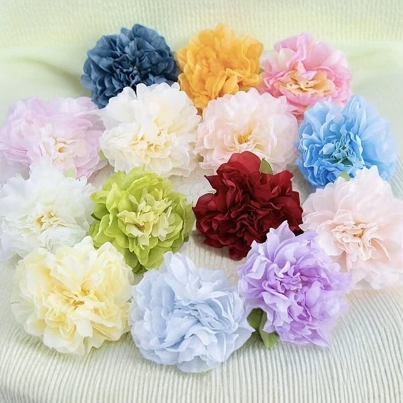 〔千津〕仿真花dly花灯装饰牡丹手工花朵花环材料假花绢花汉服diy