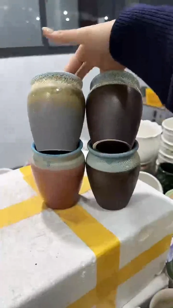 高温陶瓷花盆+E31