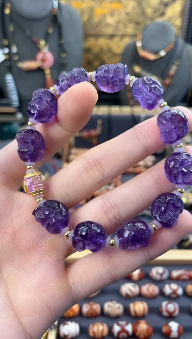 【闪购商品】水晶颈饰未镶嵌尸尸手串