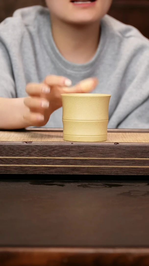 茶壶紫砂本绿 大竹节