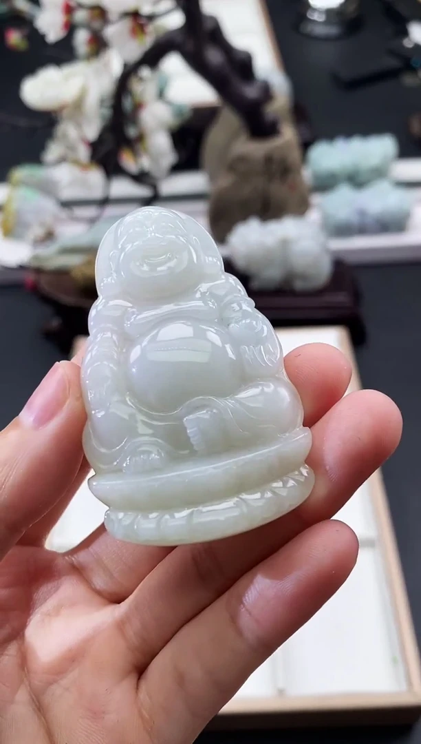 翡翠未镶嵌颈饰天然缅甸A货翡翠