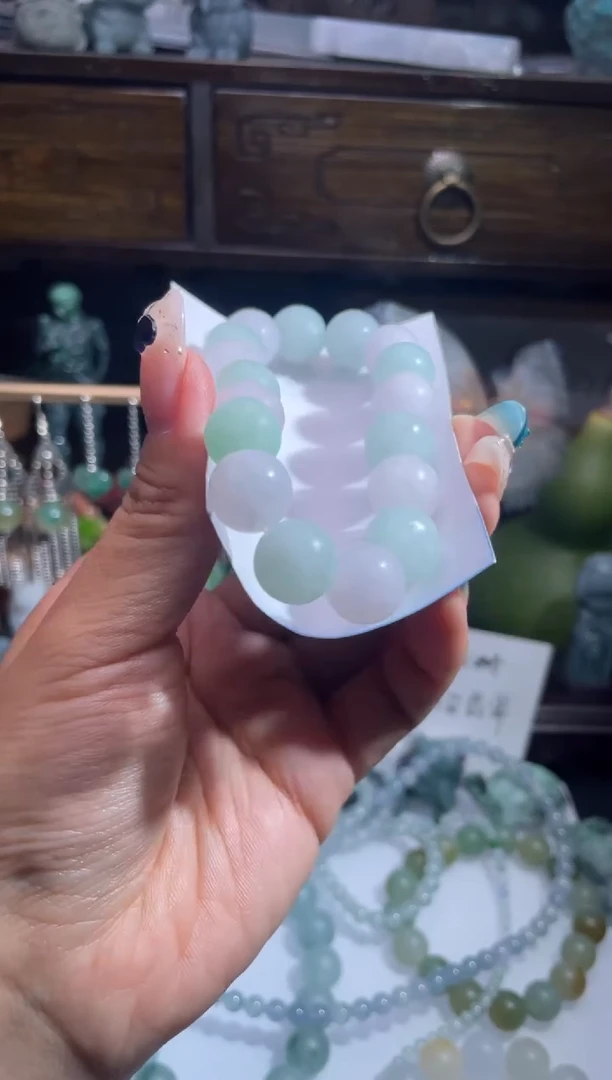 未镶嵌定制翡翠小**新缅甸翡翠A货5