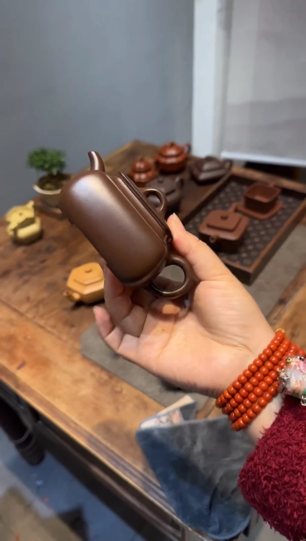 茶壶紫砂缘****b长四方 紫砂壶