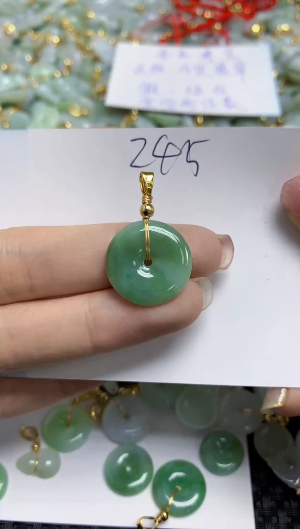 【闪购商品】翡翠颈饰合金  天然A货翡翠